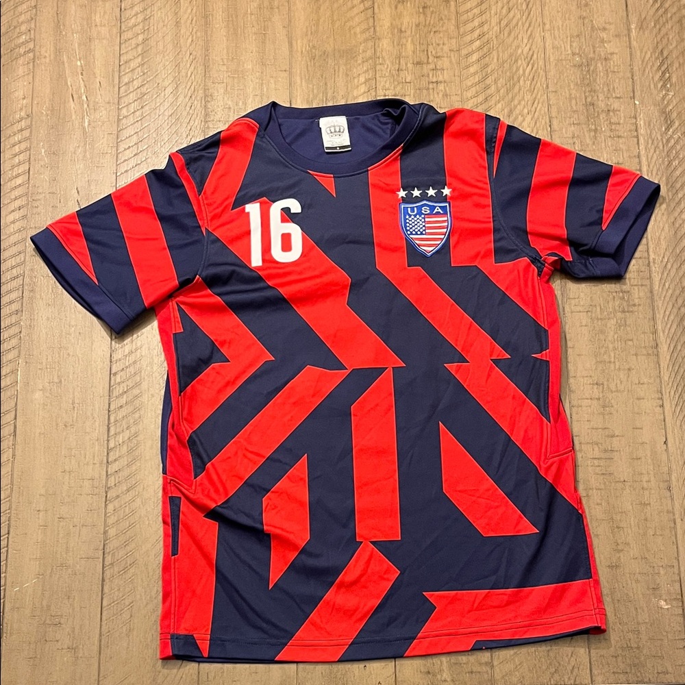 USA Lavelle 16 Jersey - Red and Blue